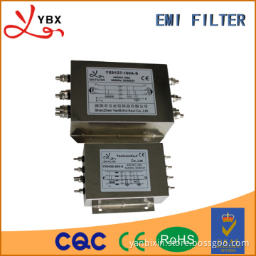High Performance Three Phase Four Line Double Stage Emi Filter